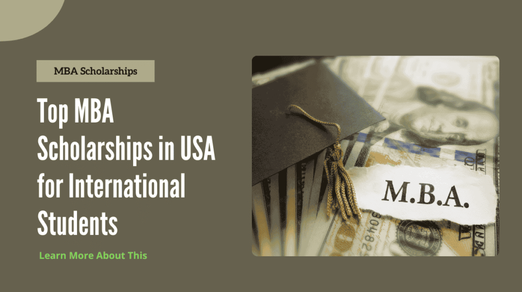 MBA Scholarships in USA