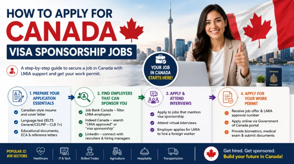 How To Apply For Canada Visa Sponsorship Jobs