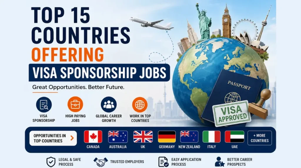 Top Countries Offering Visa Sponsorship Jobs