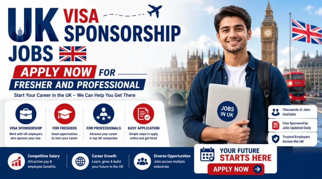 UK Visa Sponsorship Jobs Apply Now
