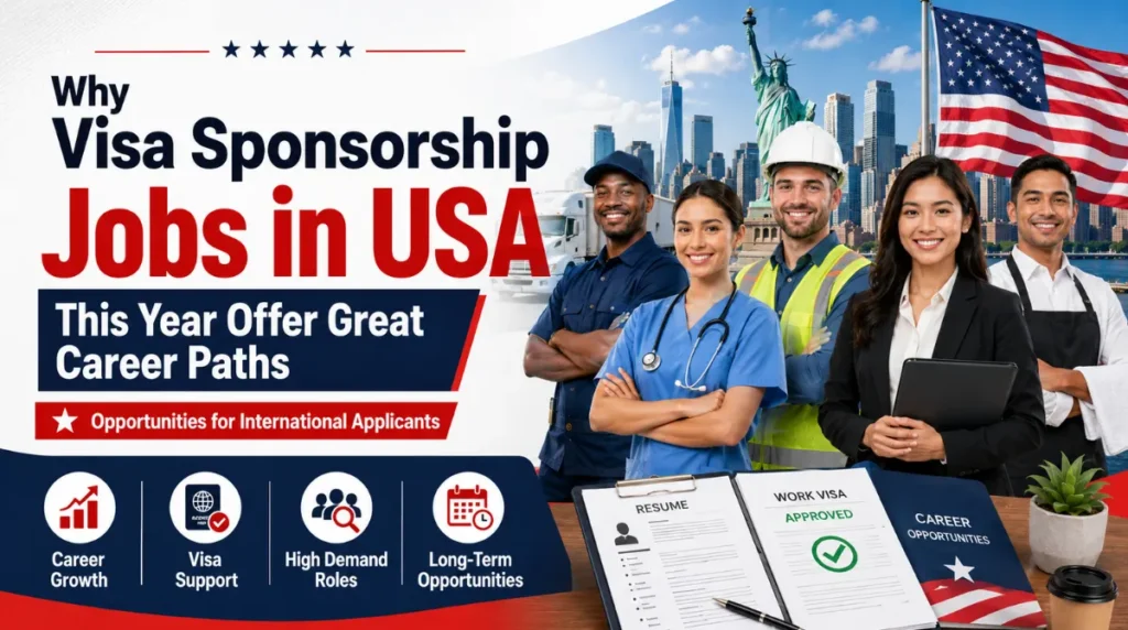Visa sponsorship jobs in USA