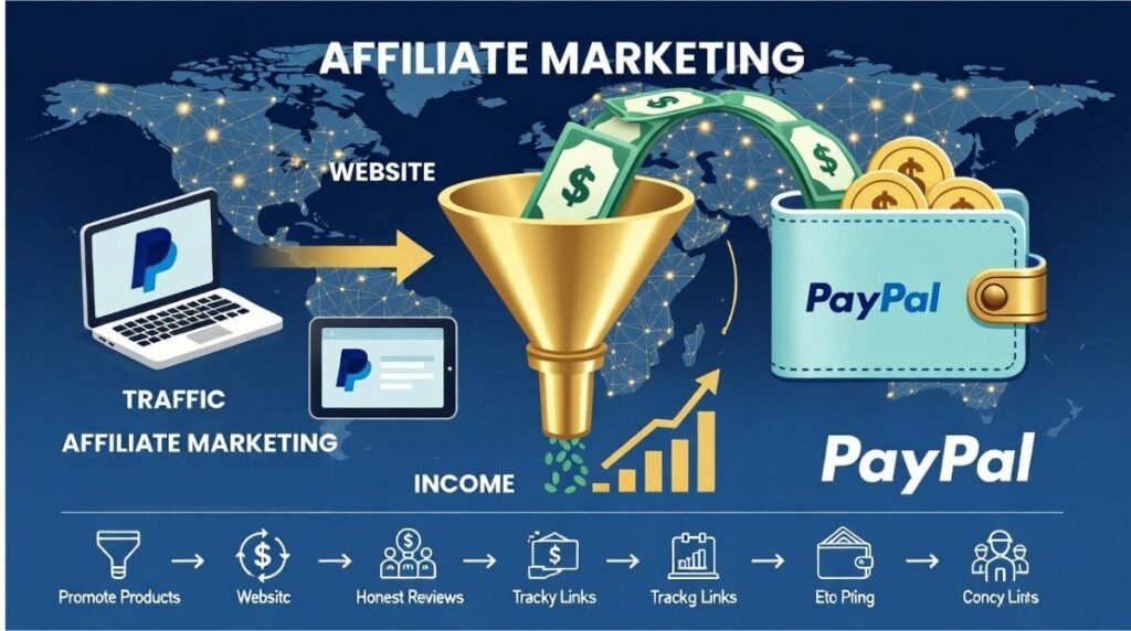 affiliate networks pay directly via PayPal
