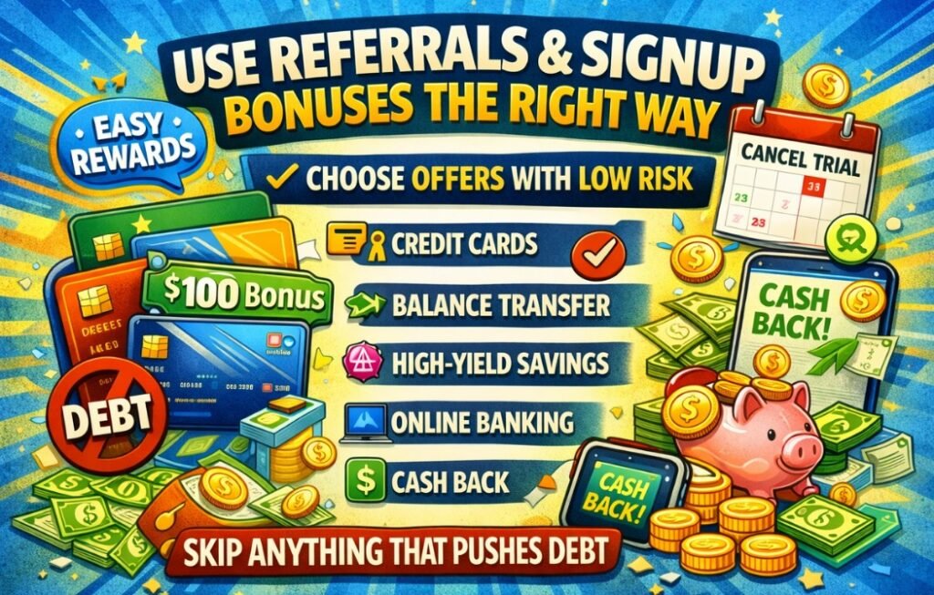 make easy money SIGNUP BONUSES