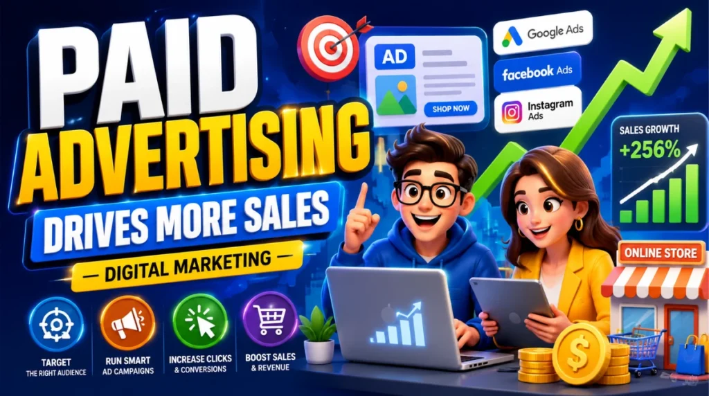 Paid advertising in digital marketing